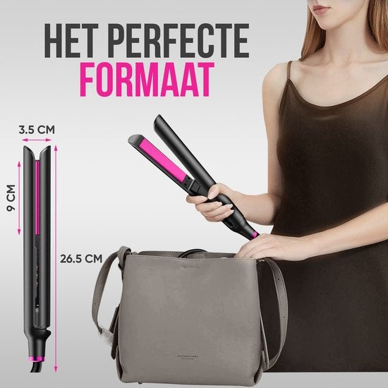 Strex Straightener - 2 in 1 - Straighten and Curl - Ceramic - 120℃/230℃ - Fer à friser