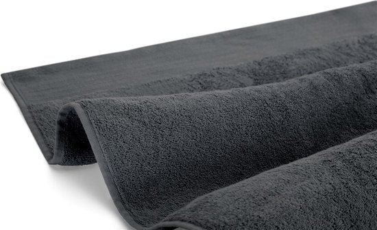 Serviette de bain Walra Soft Cotton - 60 x 110 - 100 % coton - Anthracite