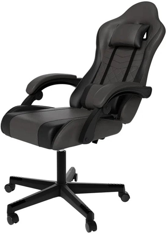 Chaise de jeu / Chaise de bureau HyperSeat - Gris / Noir