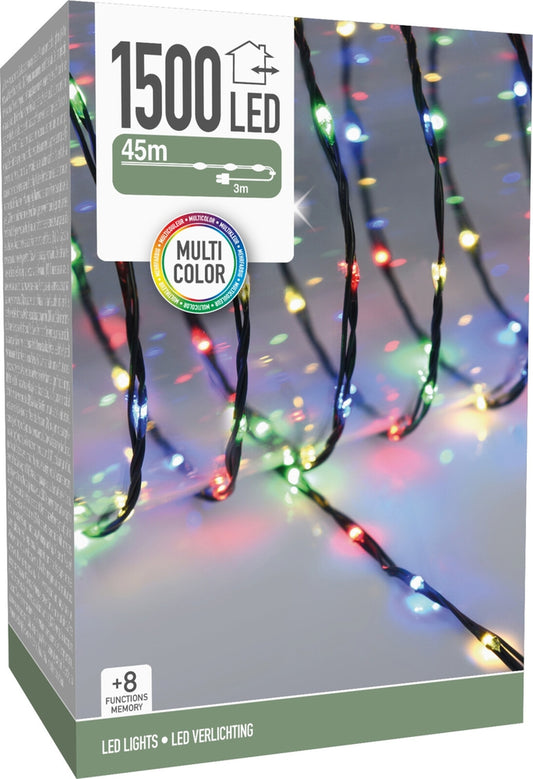 Merchant - Lumières LED du Nouvel An - 45 m - Multicolore