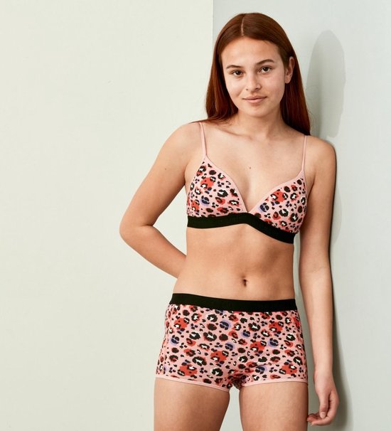 ten Cate soutien-gorge moulé léopard rose pour filles - Taille 65A