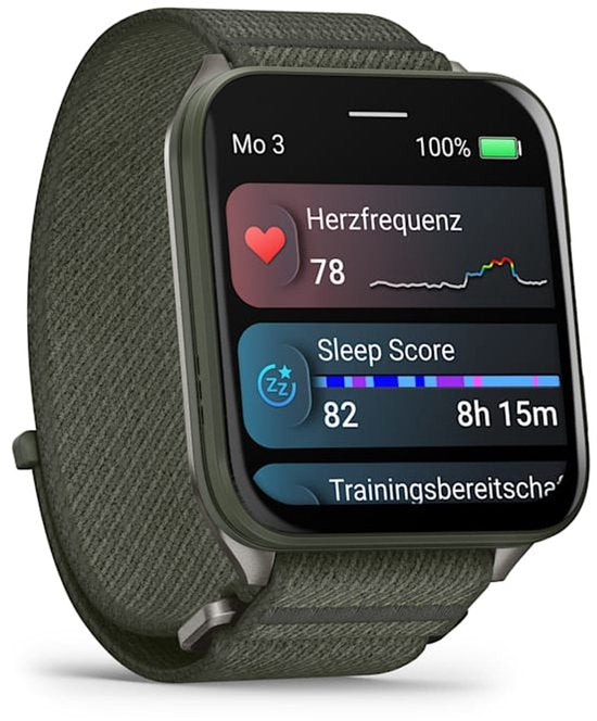 Garmin 010-02980-03 Venu X1 AMOLED Titanium - Face arrière - Montre connectée