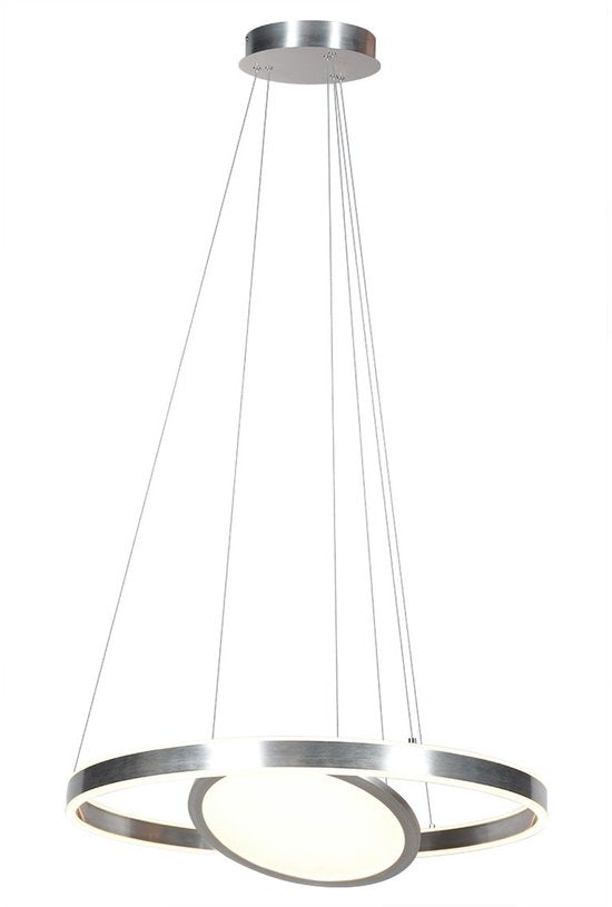 Suspension Ringlux 3514ST en acier, 60 cm, hauteur réglable - Steinhauer : éclairage moderne d'intérieur