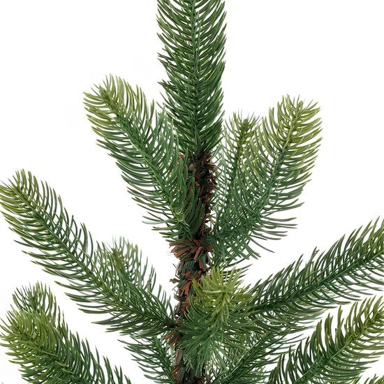 Black Box Trees Nagoya - Sapin de Noël artificiel H120 x Ø50 cm - Sapin d'intérieur - Sapin artificiel avec 212 brindilles de pin en PE - Modèle élancé Ø60 cm - Vert