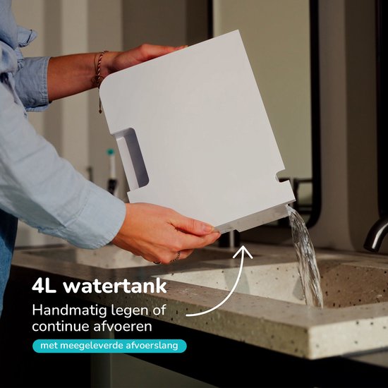 Déshumidificateur - Bloomfold - 20L par jour - 2 en 1 - Blanc