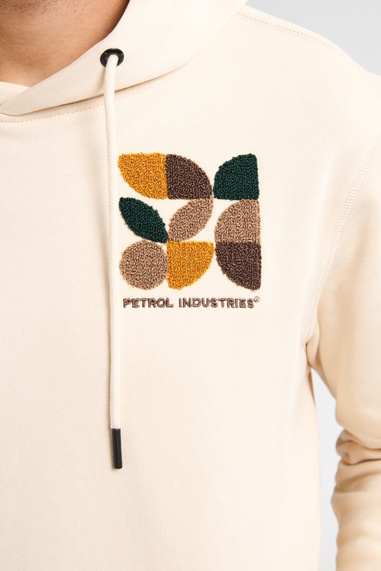Petrol Industries - Sweat à capuche à imprimé dorsal Sparta pour homme - Jaune - Taille XL