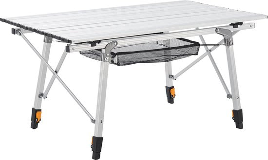 Table de camping pliante et rabattable Picco - Aluminium - 90 x 50 x 67 cm