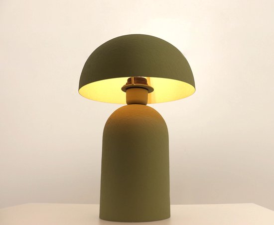 Light & Living - lampe de table - Tolima - verte - métal - lampe de bureau - E27 - 1894964