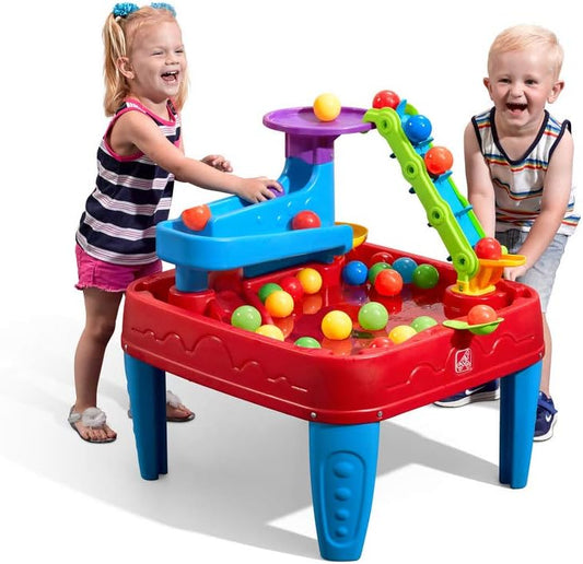 Table à eau Step2 Discovery Ball avec balles – Lot de 13 pièces – Jouets aquatiques pour l'intérieur et l'extérieur