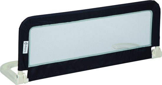 Barrière de lit portable et pliable Safety 1st - Gris foncé avec structure en filet