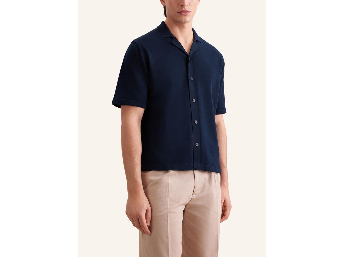 Chemise en maille Seidensticker - Bleu marine foncé - taille M