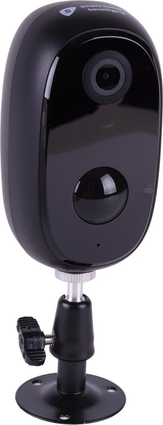 Caméra de sécurité extérieure sans fil sur batterie - avec application wifi & vision nocturne, carte sd et support - Smart Home Security