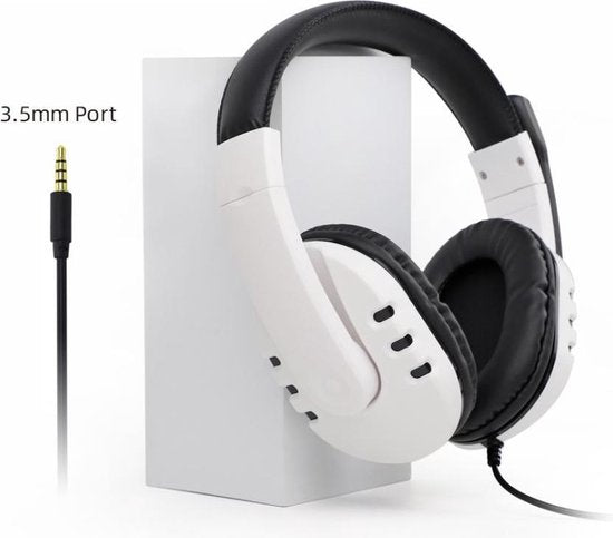 Casque Dobe Stereo - pour PS5, PS4, XBOX ONE, PC, SWITCH - Blanc