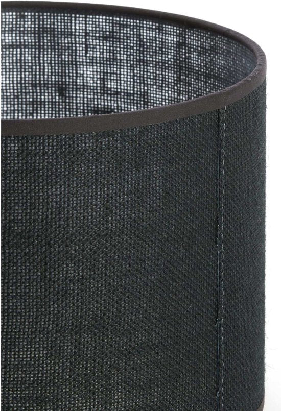 Abat-jour cylindrique Light & Living - Ø30x21cm - Moderne- Noir