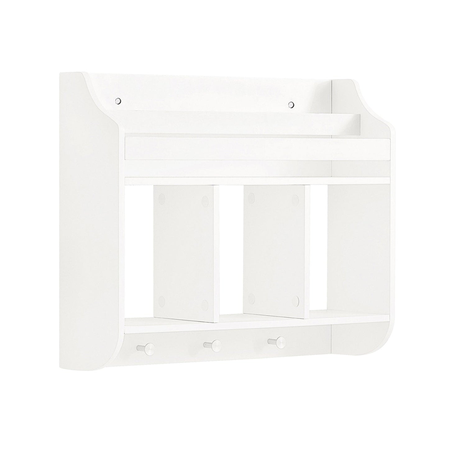 SoBuy Etagère murale pour enfants - Max. 10 kg - 60 x 18 x 51 cm - Blanc