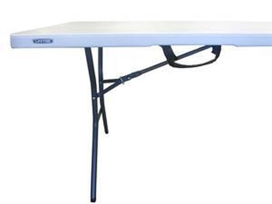 Table de travail - Lifetime - de buffet - 180 cm - pliable comme une valise - blanc
