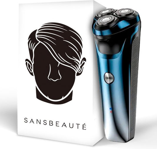 Rasoir 2-en-1 pour homme avec tondeuse S222 - Sansbeauté® - Wet & Dry - Tondeuse de précision - Électrique - Rasoir électrique - Étanche