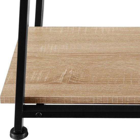 tectake® - Bureau Paisley 120x50x73,5cm - indrustrie - brun clair - 404697