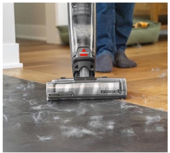 Aspirateur sans fil BISSELL CrossWave OmniForce Edge Select avec fonction de lavage - Nettoyeur de taches pour sols durs - Aspirateur balai sans fil - Aspirateur 2 en 1 - Moteur ultra-puissant 31 aW - Technologie ZeroGap - 3999 N