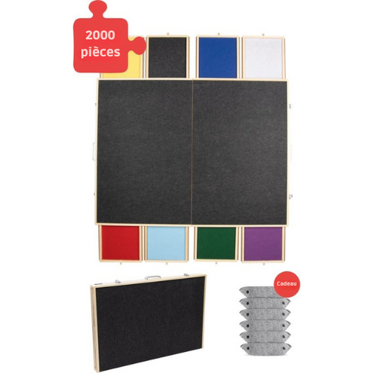 Table de puzzle XL – DIYDash – 2000 pièces – système de rangement – pliable