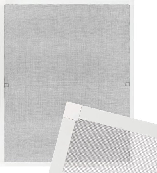 Tectake - Moustiquaire à insérer - 80x100 cm - Blanc