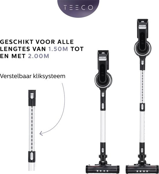 Teeco - Aspirateur à manche - Noir