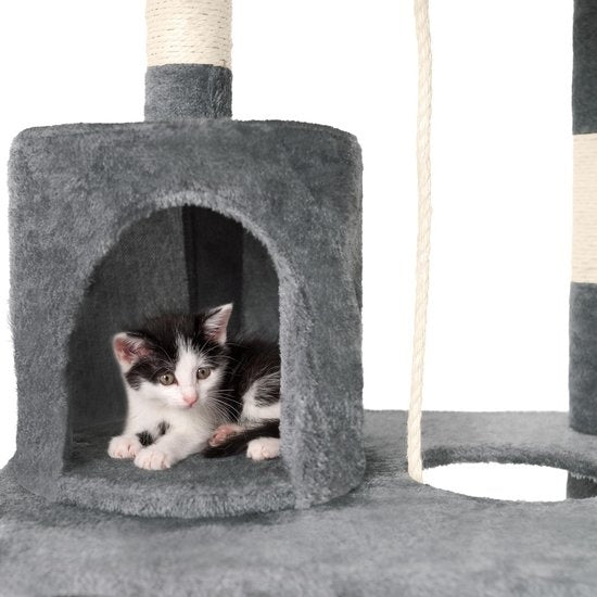 TecTake Stokely Krabpaal - Grijs - 141 cm