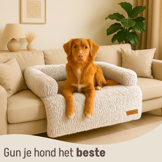By Cee Cee Original Dog Rug Bench - Panier pour chien - Premium - Fully Unzipable - Beige- 102x90 - Size L