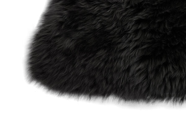 Lifa Living - Peau de mouton XL - Noir - 100% laine de mouton naturelle - approx. 100 x 70 cm