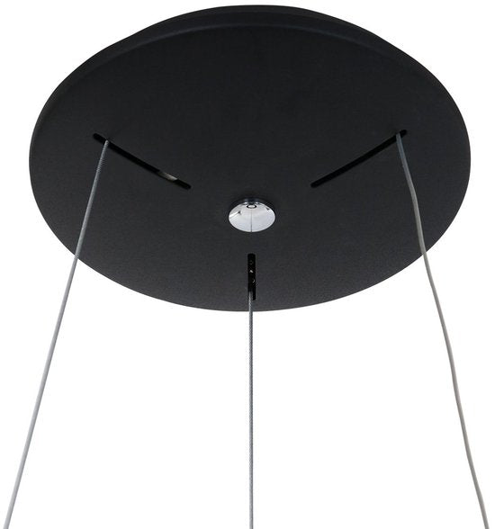 Suspension Steinhauer Ringlede - Ronde - Réglable - 48 cm - Noire