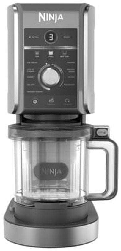 Ninja Creami Deluxe - Machine à glaces 10-en-1 - Pour glaces, milkshakes, slushies, smoothie bowls et bien plus encore - Foodi - NC501EU