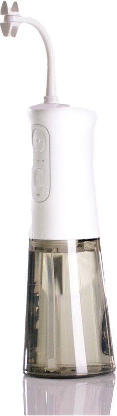 Douche dentaire électrique CorpCare MiracleSmile – Rechargeable, pression d'eau réglable, embout en forme de H, compacte et étanche, idéale pour les gencives sensibles