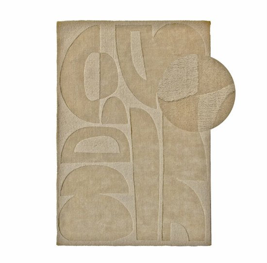 Tapis fonQ Reform - Vert poussiéreux - Rectangulaire - 200 x 290 cm