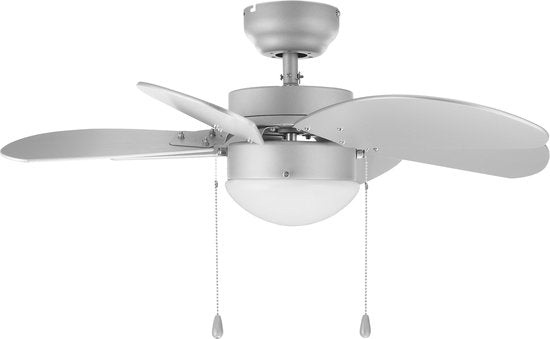 Ventilateur de plafond Tristar VE-5810 - Ventilateur de plafond avec cordon de commande - 3 vitesses réglables - Ø 76 cm - Blanc