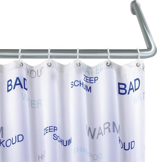 Tringle à rideau de douche Wenko 63,5 x 81 cm, aluminium chromé