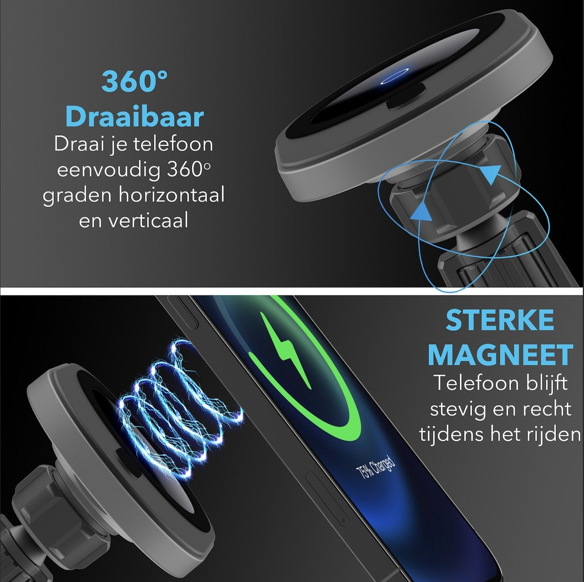 MagSafe Car Holder - Mobile Phone Holder Car - Phone Holders Car Magnetic - Phone Holders Car