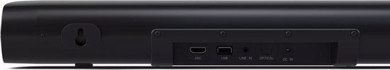 Barre de son Sharp HT-SB107 2.0 - 90 W - compacte - Bluetooth - noire