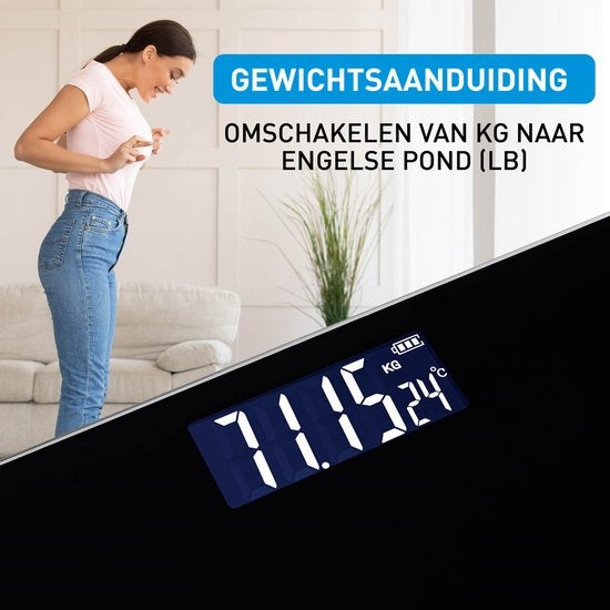 Balance - Grundig - Balance Personnelle Numérique - Pèse-personne numérique - précision 50g - 2 à 180 Kilo - De 2 à 180 Kilos - Noir