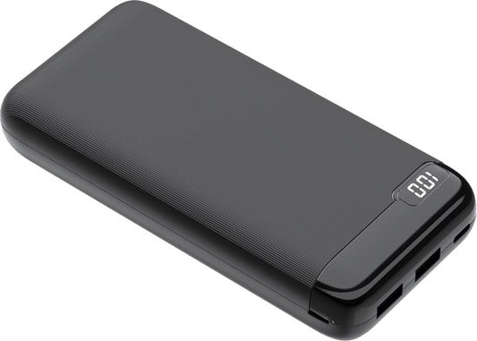 Drivv. Powerbank 20 000 mAh - Câble de charge 100w inclus - Chargeur rapide 22,5W - Quick Charge USB 3.0 - USB C - Convient à Samsung / iPhone / autres - LED - Noir, entre autres