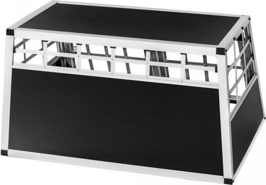 Caisse de transport animaux Tectake - 89 x 69 x 50 cm - Noir