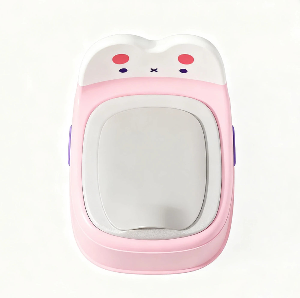 Rehausseur de toilettes pour bébé « Lapin » - PVC - Rose