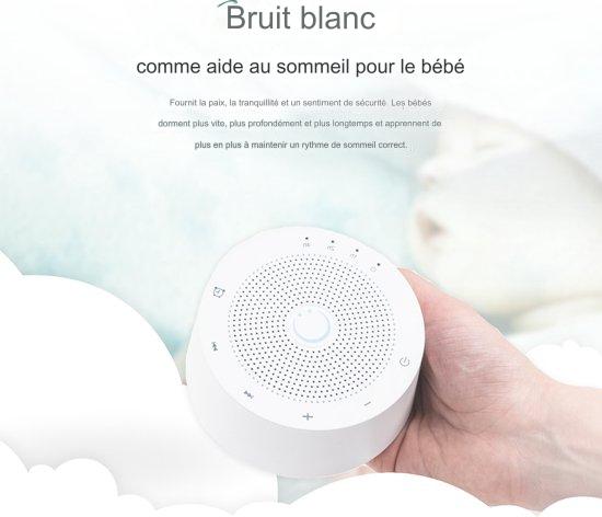 Appareil de Bruit Blanc pour Bébés/Adultes Numsy Paradise, Entraîneur de sommeil, Blanc