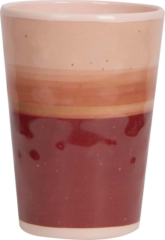 Bo-Camp - Tasse - Halo - 400 ml - Lot de 4 - Mélamine - Terra