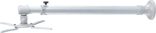 Support mural pour projecteur Neomounts BEAMER-W100SILVER - universel - réglage en profondeur 73-123 cm - argent