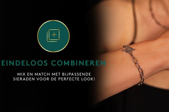 Laura Ferini Ladies Bracelet Baciare Silver - Bracelet à maillons en argent - plaqué or blanc 18K - Bijoux - Accessoires - Bijoux - Bracelet pour femmes - Argent