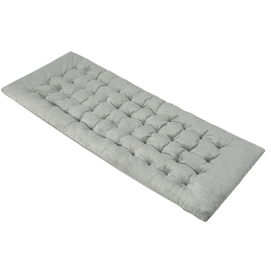 Coast 190 x 70 cm housse de lit en coton martrine de 7 cm d'épaisseur avec 4 sangles de fixation gris