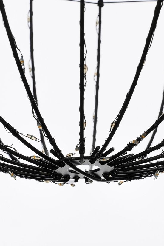 Luca Lighting Christmas Lights Ball with Warm White LED Lights - Ø40 cm - Noir