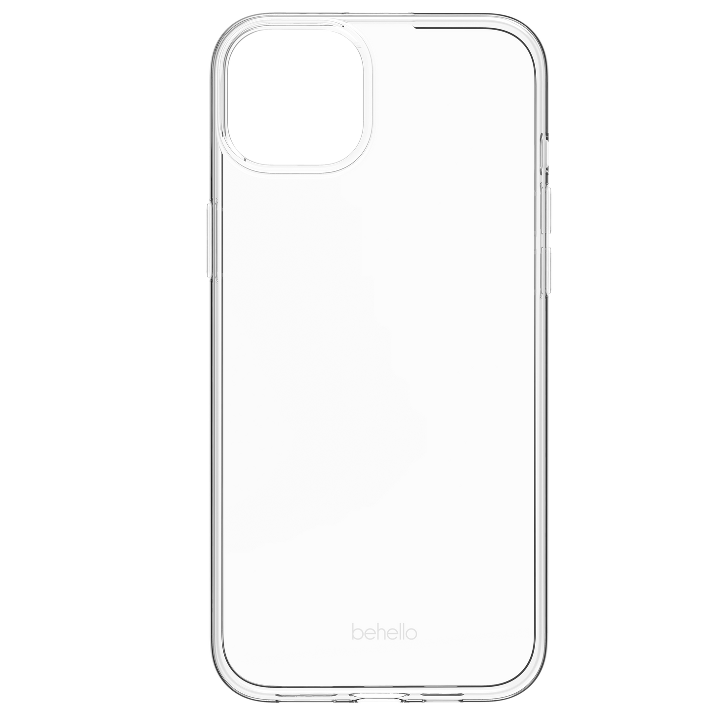 BeHello Phone case iPhone 15 Plus Thin Gel Case - Transparent