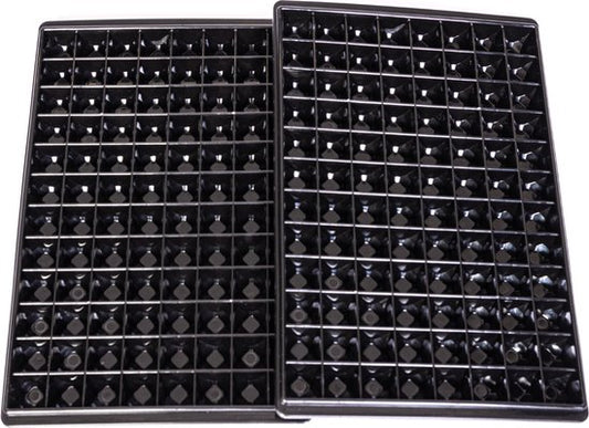 Moule à glaçons The Plunge® (2 pièces) - 192 glaçons - Carré - Noir