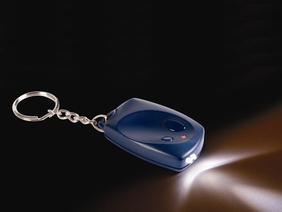 Torche Velleman MK143 Torche porte-clés bleue